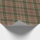 Clan Fraser Hunting Weathered Tartan Cadeaupapier (Hoek)