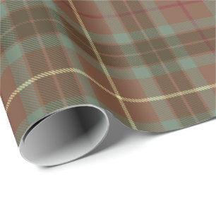 Clan Fraser Hunting Weathered Tartan Cadeaupapier