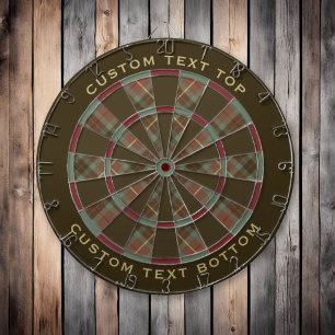 Clan Fraser Hunting Weathered Tartan Dart Board Dartbord