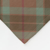 Clan Fraser Hunting Weathered Tartan Fleece Deken (Hoek)