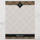 Clan Fraser Hunting Weathered Tartan Flyer (Achterkant)