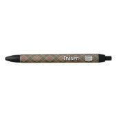 Clan Fraser Hunting Weathered Tartan Ink Pen (Voorkant)