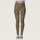Clan Fraser Hunting Weathered Tartan Leggings (Voorkant)
