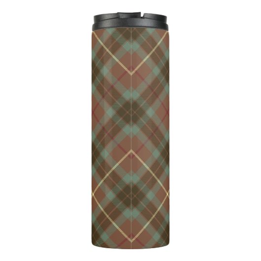 Clan Fraser Hunting Weathered Tartan Thermosbeker (Achterkant)