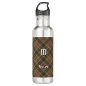 Clan Fraser Hunting Weathered Tartan Waterfles (Voorkant)