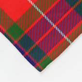 Clan Fraser Modern of Lovat Tartan Pset Fleece Deken (Hoek)