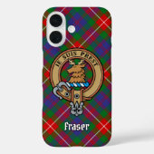 Clan Fraser of Lovat Crest iPhone Case (Achterkant)