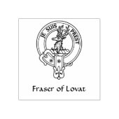 Clan Fraser of Lovat Crest Rubber Stamp Rubberstempel (Afrduk)