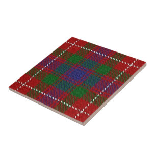 Clan Fraser of Lovat Schotse Uitdrukkingen Tartan Tegeltje