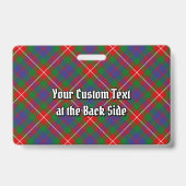 Clan Fraser of Lovat Tartan Badge (Achterkant)