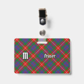 Clan Fraser of Lovat Tartan Badge (Voorzijde met clip)