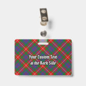 Clan Fraser of Lovat Tartan Badge (Achterkant met clip)