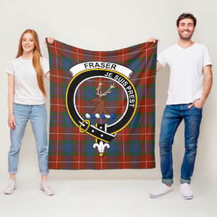 Clan Fraser Of Lovat Tartan Schotlandse Plaid Fleece Deken