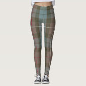Clan Fraser overmaats Tartan Patroon Leggings (Voorkant)