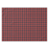 Clan Fraser Red en Navy Modern Scottish Tartan Tafelkleed (Voorkant (Horizontaal))