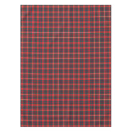 Clan Fraser Red en Navy Modern Scottish Tartan Tafelkleed