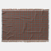 Clan Fraser Reproductie Tartan Blauw en Rood Plaid Deken (Voorkant)