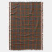Clan Fraser Schotse Hoogland Tartan Deken (Voorkant Verticaal)