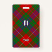 Clan Fraser Tartan Badge (Voorkant)