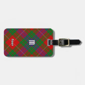 Clan Fraser Tartan Bagagelabel (Voorkant horizontaal)