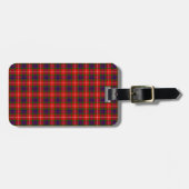 Clan Fraser Tartan Bagagelabel (Voorkant horizontaal)