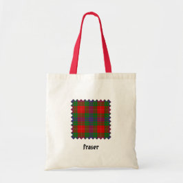 Clan Fraser Tartan Canvas tas