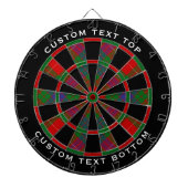 Clan Fraser Tartan Dart Board Dartbord (Voorkant)