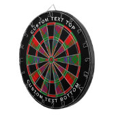 Clan Fraser Tartan Dart Board Dartbord (Voorkant Rechts)