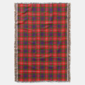 Clan Fraser Tartan Deken (Voorkant Verticaal)