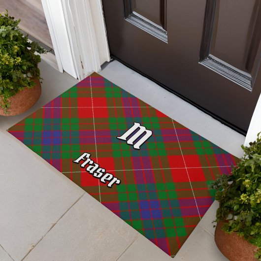 Clan Fraser Tartan Doormat Deurmat