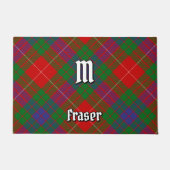 Clan Fraser Tartan Doormat Deurmat (Voorkant)