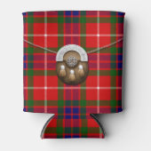 Clan Fraser Tartan en Sporran Blikjeskoeler (Voorkant)