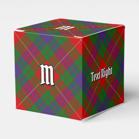 Clan Fraser Tartan Favor Box Bedankdoosjes (Voorkant Zijde)