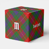 Clan Fraser Tartan Favor Box Bedankdoosjes (Achterkant)