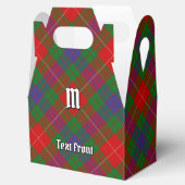 Clan Fraser Tartan Favor Box Bedankdoosjes (Geopend)