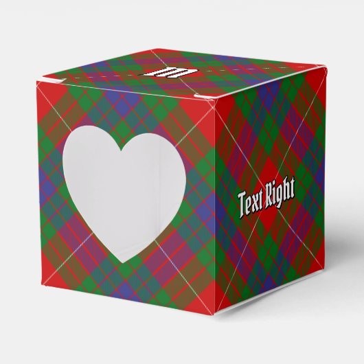 Clan Fraser Tartan Favor Box Bedankdoosjes (Voorkant Zijde)
