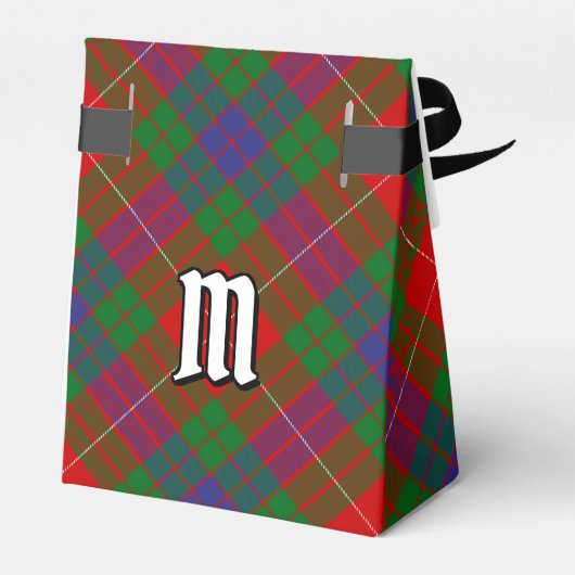 Clan Fraser Tartan Favor Box Bedankdoosjes (Achterkant)
