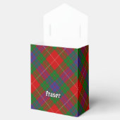 Clan Fraser Tartan Favor Box Bedankdoosjes (Geopend)