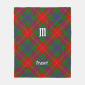 Clan Fraser Tartan Fleece Blanket (Voorkant)