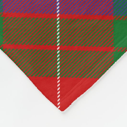 Clan Fraser Tartan Fleece Blanket (Hoek)