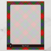 Clan Fraser Tartan Flyer (Voorkant)