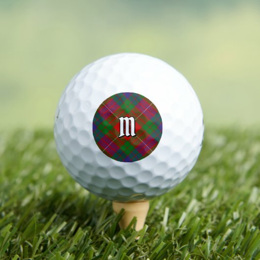 Clan Fraser Tartan Golf Balls Golfballen (Insitu Shirt)