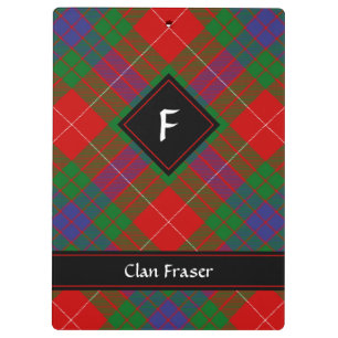 Clan Fraser Tartan Klembord