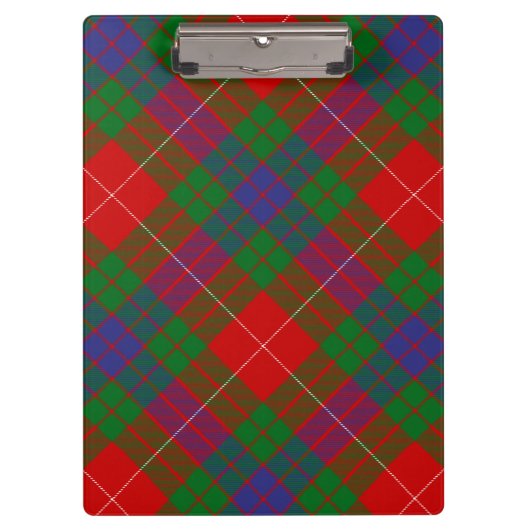 Clan Fraser Tartan Klembord (Voorkant)