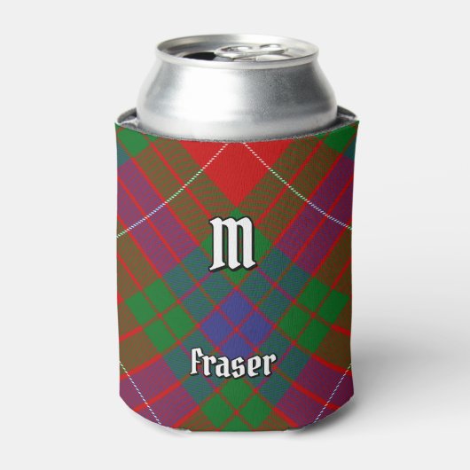Clan Fraser Tartan Koelbox Blikjeskoeler (Blikje Voorkant)