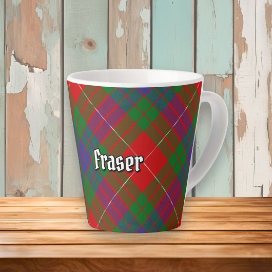 Clan Fraser Tartan Latte Mok