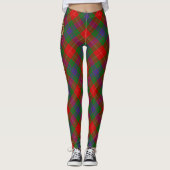 Clan Fraser Tartan Leggings (Voorkant)
