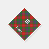 Clan Fraser Tartan Napkins Servet (Hoek)