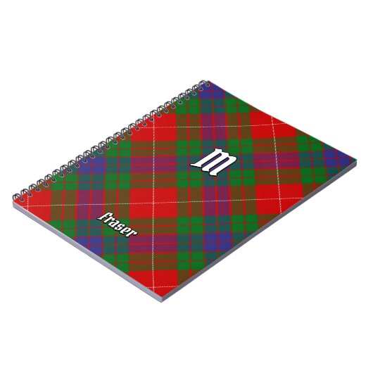 Clan Fraser Tartan Notitieboek (Linkerzijde)