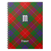 Clan Fraser Tartan Notitieboek (Voorkant)